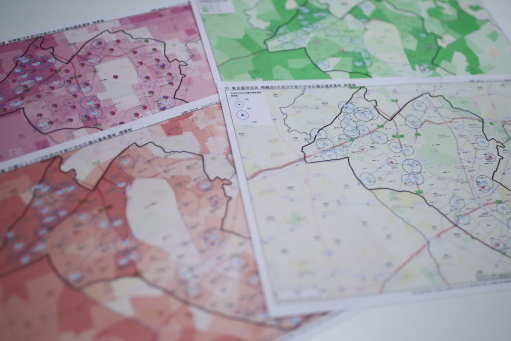 ジャッグジャパンでは、これまでも地図を使った選挙区可視化分析を数多く行っている